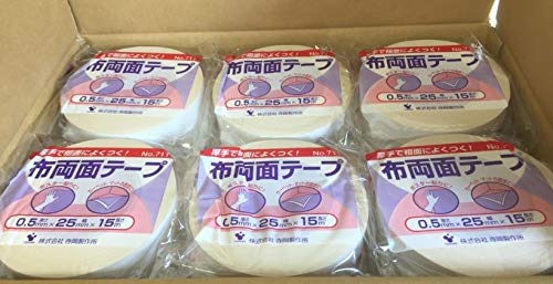 Amazon.co.jp: TERAOKA 寺岡製作所 NO.711 布両面テープ 25mm×15m