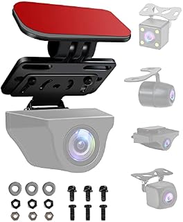 Reversing Camera Bracket No DrillingRear Window Bracket for Most Rear Camera Dash Cam Rear View Camera Dash Camera Mounting Holder Easy Install 180° Angle Adjustment Reverse Camera Inside the car