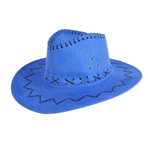 George Jimmy Men/Women Costume Hats Cowboy Hat Party Hat -Blue