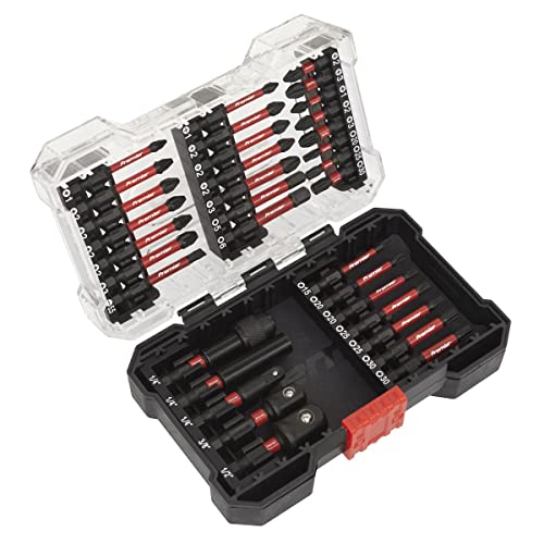 Image of Sealey AK8285 34pc Impact Grade Power Tool Bit Set