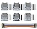 WWZMDiB 6 Pcs Micro SD TF Card Adapter Mini Reader Module 3.3V 6 Pin SPI Interface Compatible with for Arduino Raspberry Pi ESP32
