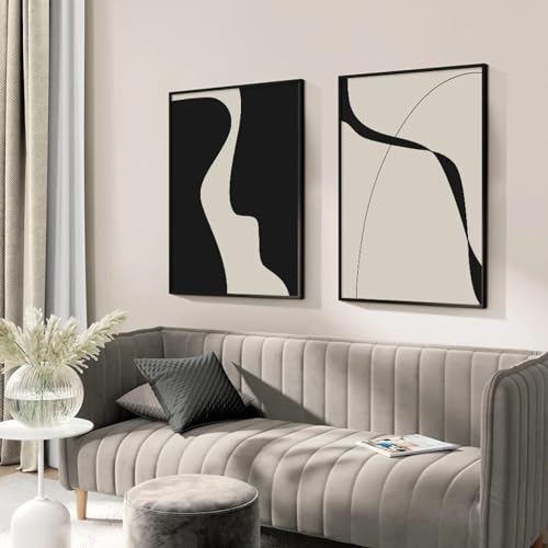 Affiches modernes géométriques YAJNILUCK 60x80 cm salon - 4