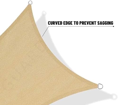 SUNNY GUARD Sun Shade Sail 10' x 13' Rectangle Sand UV Block Sunshade for Backyard Yard Deck Patio Garden Outdoor Activities and Facility(We Make Custom Size) — view 6