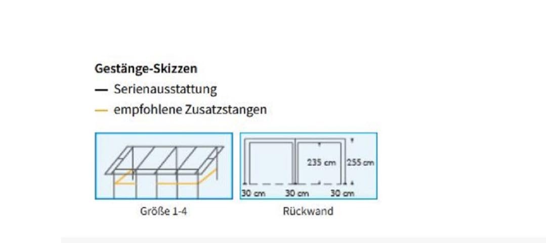dwt Wohnwagen Vorzelt Favorit III mit 250 cm Tiefe, freistehendes Teilzelt für Winter- und Dauercamping inkl. Abspannmaterial und Packsack, Größe:440 x 250 cm (BxT)
