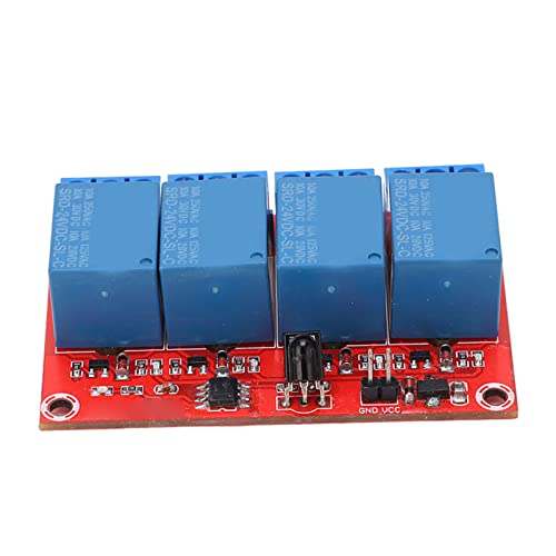 Set Of 4Channel Relay Modules, Compact Set Of 4Channel Relay Modules Receiver Set Long Life, Saving Labor With Internal Battery For 24V #TOP2