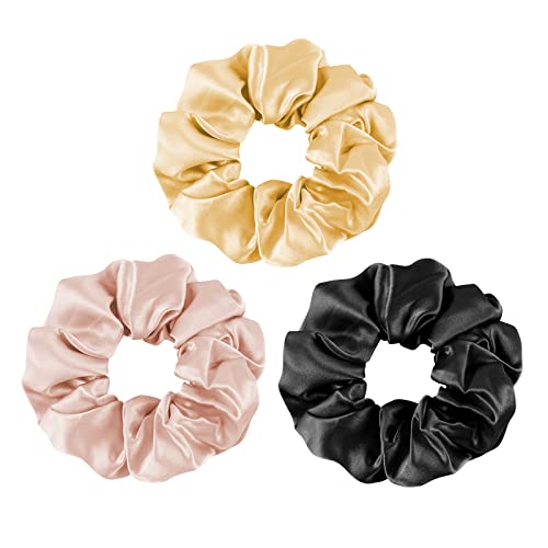 Chouchous en soie pour cheveux bouclés OLESILK élastiques et anti-pli pour préserver la fibre