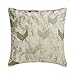 Dekoracyjny kość słoniowa Poszewka, 50x50 cm Żakard Poszewka na poduszkę, Poszewka na poduszkę zFolia Zroszony, Abstrakcyjny Poszewka na poduszkę, Nowoczesny Poszewka - Foiled Ganache