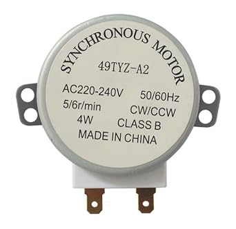 #49TYZ-A2 Microwave Oven Synchronous Motor 49TYZ-A2 AC 220-240V CW/CCW 4W 5/6 RPM bW Quality Durable New Replacement Parts For Synchronous Motor