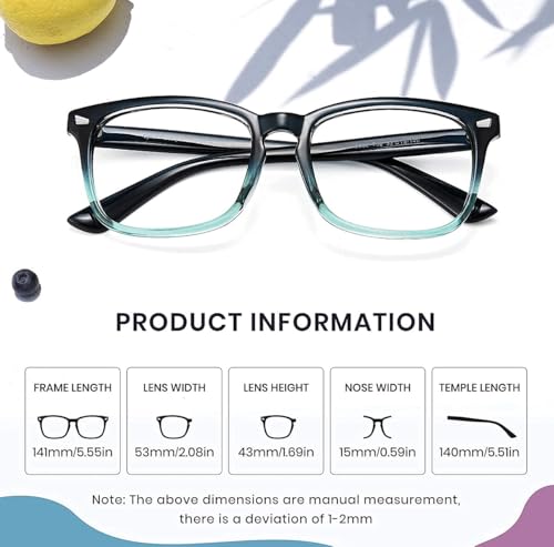 Image of IFLASH | Zero Power Blue Cut Computer Glasses | Gaming Glasses | Anti Glare, Lightweight & Blocks Harmful Rays | UV Protection Specs | Men & Women | Medium