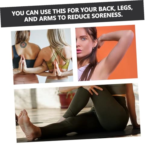Luxshiny 2pcs Epp Half-Round Pressure Point Yoga Column Muscle Massage Roller for Fitness and Therapy, High Density Foam Roller Suitable for Pilates and Physical miniatura 3