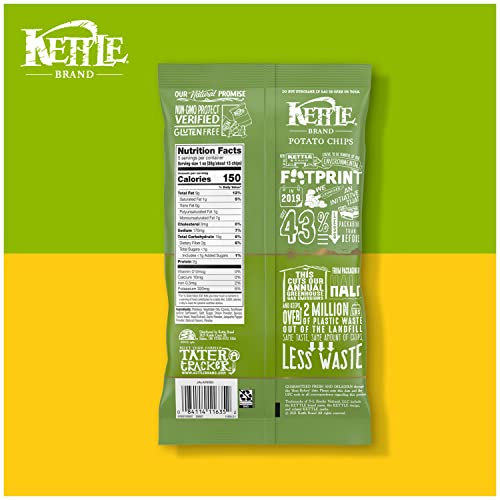 Image of Kettle Brand Potato Chips, Jalapeno Kettle Chips, 5 Oz