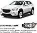 SOCKIR Headlights Assembly Fit for 2013 2014 2015 2016 Mazda CX-5 Factory Halogen Projector Headlamp Replacement Passenger and Driver Side