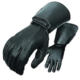 Olympia 144 Deerskin Classic Motorcycle Gloves (Black, X-Large)