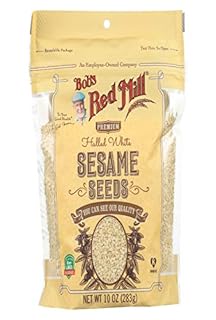 UPC 039978024374 product image for Bob's Red Mill White Hulled Sesame Seeds, Resealable Stan up Bag, 10 OZ (B078MCC | upcitemdb.com