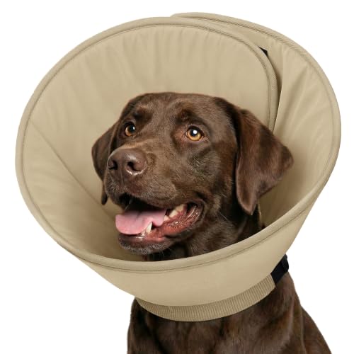 Image of Dog Cone, Soft Cone for Dogs to Stop Licking with Adjustable Buckle