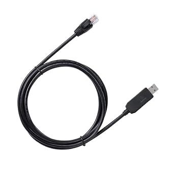 USB to RJ45 BMS Cable for US2000C US3000C US5000 Lithium Battey Console Communication Cable USB RS232 to RJ45 8P8C Serial Debug Wire 3m