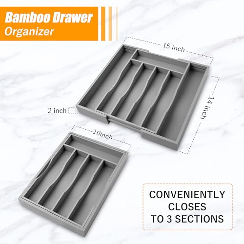 Kitchen Silverware Drawer Organizer and Storage Best Grandpa Grandfather Elder Men Father Day Grandparents Great Papaw Peepaw Grampy Pawpaw Granddad Happy Birthday Christmas Xmas Unique Cool Gifts by Bellsal - Image 5