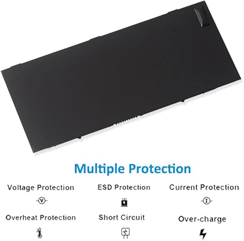 Miniatura 3 de KINGSENER FV993 M6600 - Batería para portátil Dell Precision M4600 M4700 M6600 M6700 Fit para PG6RC R7PND 0TN1K5 FV993 FJJ4W T3NT1 V7M28 97WH