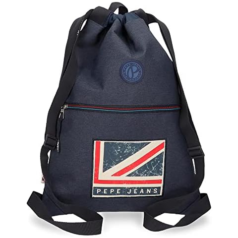 Mochila Saco Pepe Jeans Aidan Azul Cover