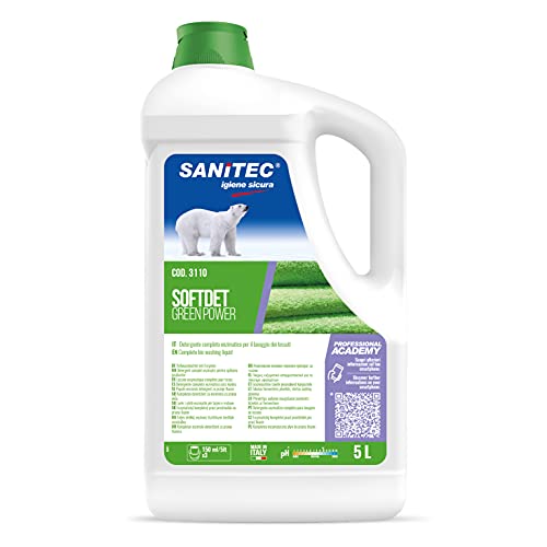 Green Power Adoucissant liquide écologique concentré pour linge à la main et en machine - Blanc et coloré - 5 kg Cover