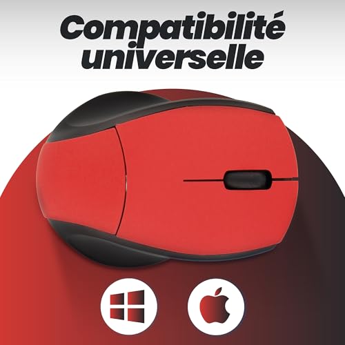 T'nb Mm240Rd-Miny-Mini Mouse Wireless Ottico 2,4 Ghz-Rosso - 8