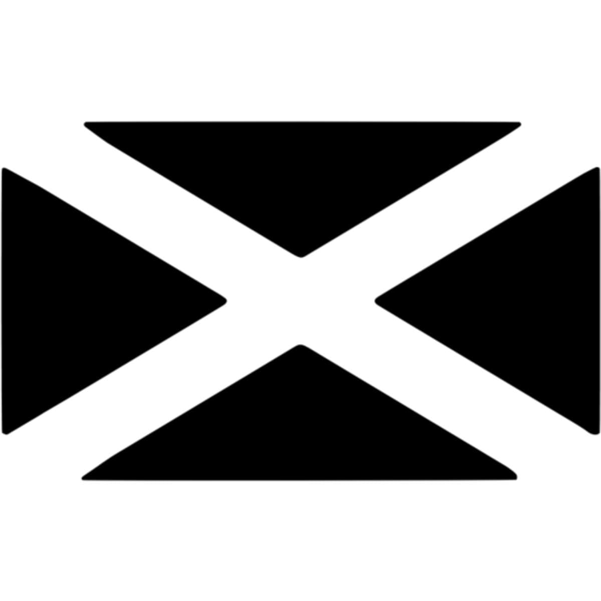 Azeeda 'Scottish Flag' Reusable Stencil – Durable Decorative Template for Painting and Spraying on Walls, Tiles, Wood, Fabric & Craft Projects - M (A5) (WS00050459)