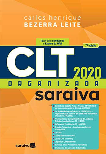 CLT organizada Saraiva 2020: