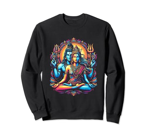Señor Shiva Durga Dios hindú Mahadeva Diosa Diosa Parvati Sudadera