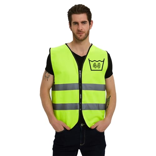 Toctax 40. Geburtstag Männer Frauen Weste Geschenk 40 Geburtstag Mann Geschenk zum 40 Geburtstag Frau Deko 40 Geburtstag Mann Geschenkideen zum 40 Geburtstag 40. Geburtstag Lustige Geschenke