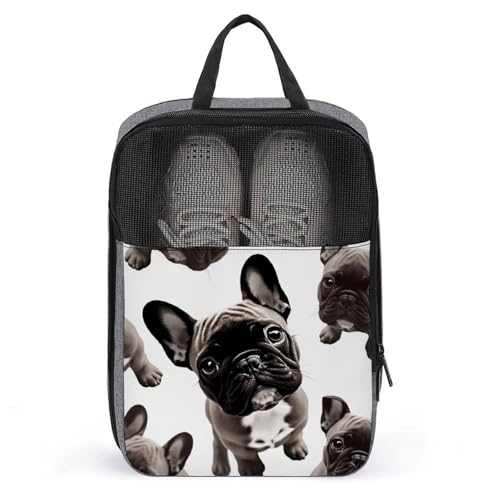 Bolsas de zapatos impresas para viaje organizador portátil de calzado sin manchas en ropa