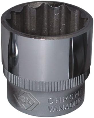 C.K T4690M 19 19 mm 1/2-Inch Drive Socket, Multicolor
