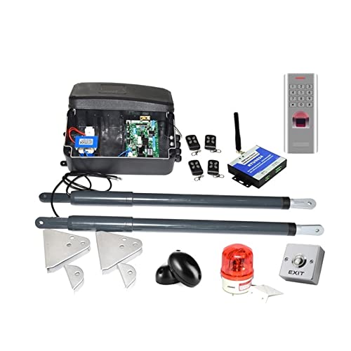 Preisvergleich Produktbild Für Drehtorantriebe Mit Fingerabdruck-Tastatur, optional, automatischer Flügeltoröffner, Torantriebssatz, 12 V DC pro Flügel, 200 kg, for Auffahrt(Kit 2)