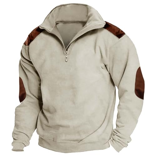 Pull homme avec demi-fermeture éclair XL pour un confort optimal en grande taille