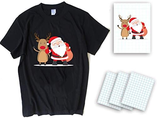 Amazon Com 12 Sheets Dark T Shirt Transfers T Shirt Transfers Heat Image Transfer Sheets Paper Suitable For Inkjet Printers For Dark Fabric 8 27 X 11 7 Inches Print Iron On Make Your Own Shirt