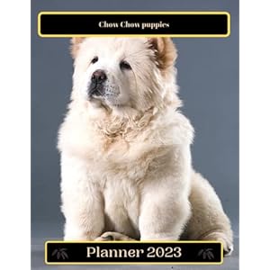 Chow Chow puppies Planner 2023