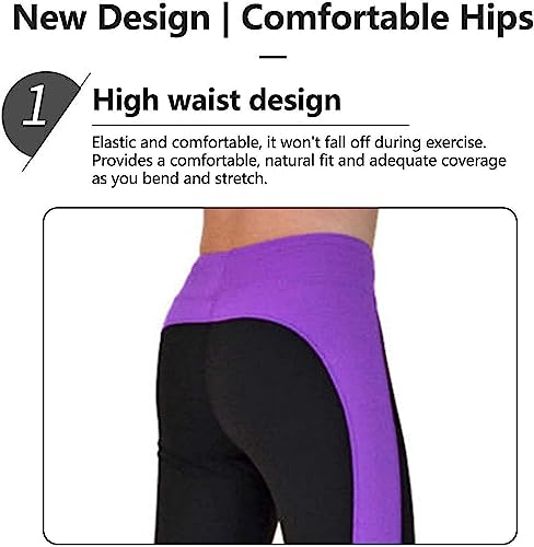 Exercício Correndo Calças de treinamento de patinação artística, leggings de patinação infantil de a