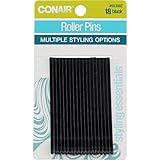 Conair Roller Pins, Black 18 ea (Pack of 3)
