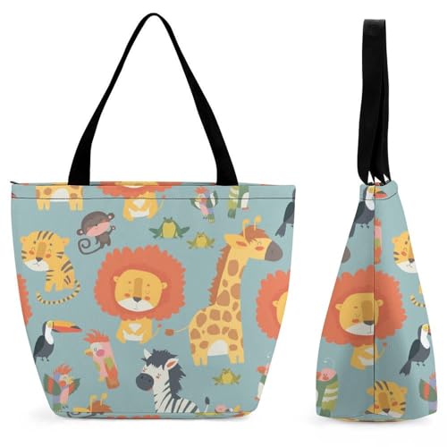 Sac à main lion girafe pour femme aux finitions soignées pour voyage