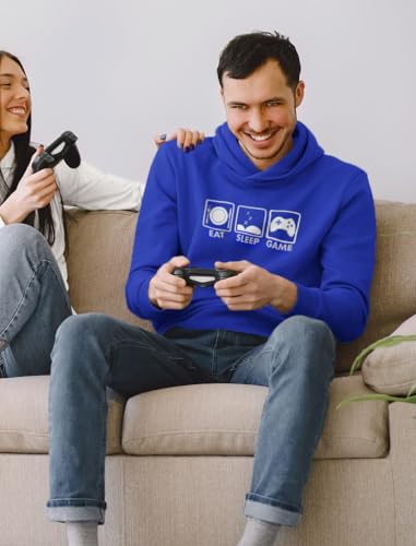 Tstars Eat Sleep Game Hoodie for Men and Teens Funny Gamer Pullover Cool Gaming Apparel Hoodies Boys4