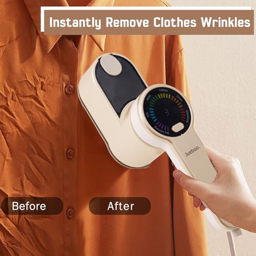 Portable Travel Steamer Iron for Clothes: Mini Garment Steamer with LCD Screen - 2 in 1 Handheld Steam Iron with 5 Steam Levels 150ML Water Tank - 1200W Travel Iron 5S Fast Heat-up for Home OfficeDorm - Image 5