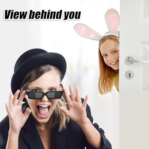 XIHIRCD 12 Paar Spionagebrillen Kinder, Rückspiegel-Sonnenbrillen Sehen Hinter Sich-Brille Detektivbrille mit Spiegeln im Inneren der Linse Spionage-Gadgets für Jungen und Mädchen Partygeschenke
