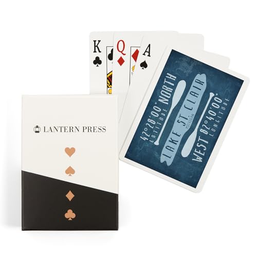Baraja de 52 cartas estilo póker Lake St. Clair Michigan