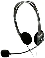 Headset com Cabo de 180cm Potência 100mw e Microfone Flexível Preto - PH002