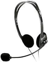 Headset com Cabo de 180cm Potência 100mw e Microfone Flexível Preto - PH002