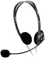Headset HF100 P2 com Cabo de 180cm Potência 100mw e Microfone Flexível Preto - PH002