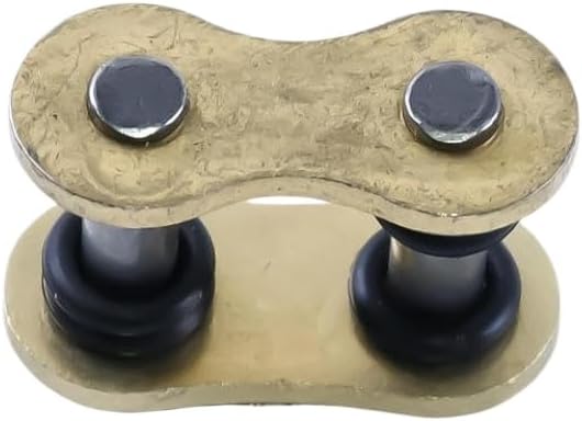 420 Motorcycle Chain Master Link with X-Ring and Spring Clip for Light-Duty Applications
