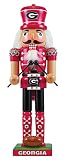 Masterpieces NCAA Georgia Bulldogs Nutcracker - Premium Quality, Educational, and Fun Activity for Kids and Families - Great Gift Idea for Holidays, Birthdays, and Everyday Playtime