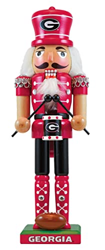 Masterpieces NCAA Georgia Bulldogs Nutcracker - Premium Quality, Educational, and Fun Activity for Kids and Families - Great Gift Idea for Holidays, Birthdays, and Everyday Playtime