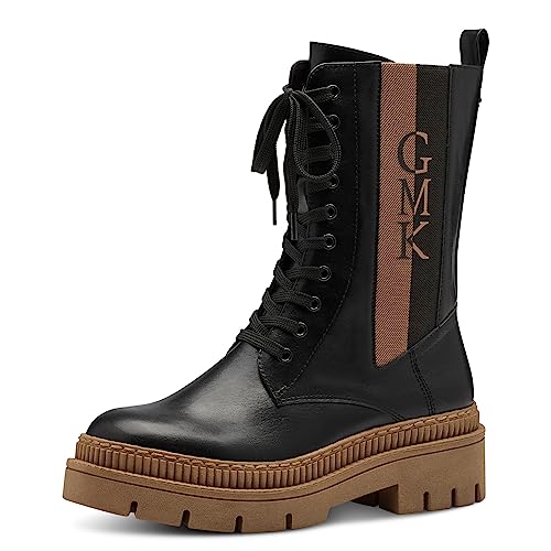 Bottes à lacets Femme MARCO TOZZI 2-85208-41 bottines noires confort