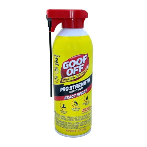 Pro Strength Adhesive Remover Aerosol &ndash; 12 oz | Removes Stickers, Paint, Grease, Gum, Tar & More...